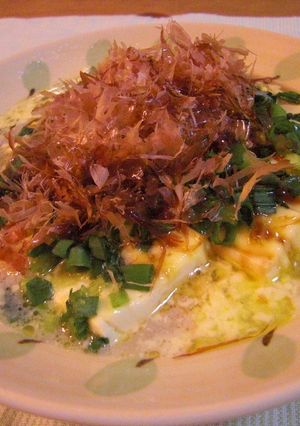レンジで洋風湯豆腐♪マヨしょうゆ味☆-レシピのメイン写真