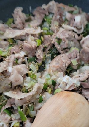 お弁当にも♪ねぎ塩豚丼-レシピのメイン写真