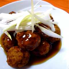 รูปของ ★鶏肉嫌いさんへ贈る★甘酢肉団子★