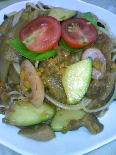 夏野菜の冷製パスタ-レシピのメイン写真