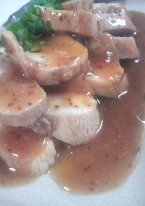 鶏胸肉のしっとりマスタードソース-レシピのメイン写真