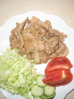 紹興酒で簡単生姜焼き-レシピのメイン写真