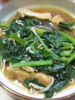 ほうれん草と油揚げの炒り煮-レシピのメイン写真
