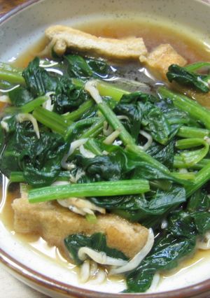 ほうれん草と油揚げの炒り煮-レシピのメイン写真
