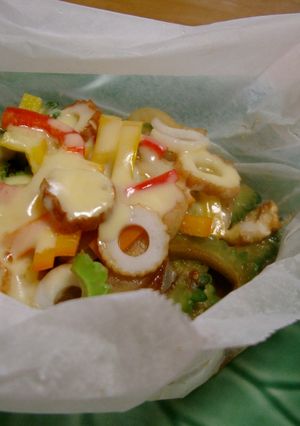 夏野菜の味噌チーズ❀レンジ蒸し-レシピのメイン写真