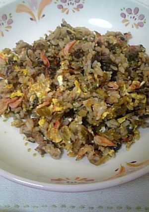 十六穀米で高菜チャーハン-レシピのメイン写真
