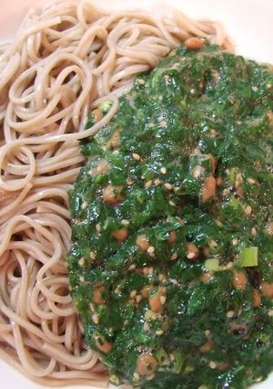 モロヘイヤ蕎麦-レシピのメイン写真