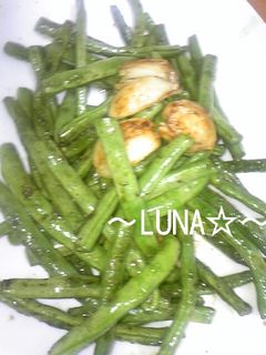 インゲンのにんにく炒め-レシピのメイン写真