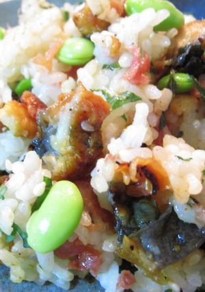 うなぎと梅干と枝豆の混ぜごはん-レシピのメイン写真
