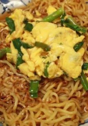 ニラたまのっけ♡あんかけカタ焼きそば♡-レシピのメイン写真