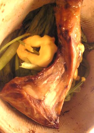 ブリと小松菜の焼肉のタレマヨオーブン焼き-レシピのメイン写真