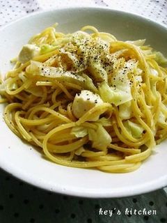 キャベツとクリームチーズのパスタ-レシピのメイン写真