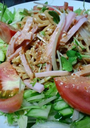 ジンたれのラーメンサラダ-レシピのメイン写真