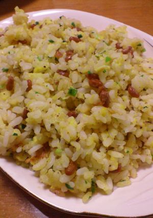 ねぎ塩納豆チャーハン-レシピのメイン写真