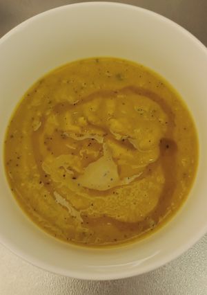 カボチャとりんごのスープ-レシピのメイン写真