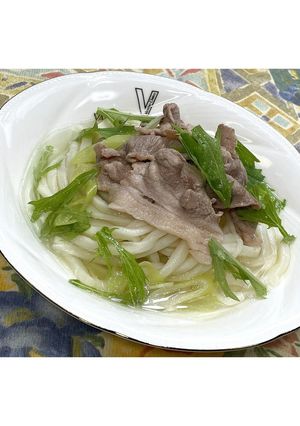 豚冷やしうどん★動画あり★-レシピのメイン写真