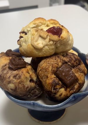 チョコとホワイトチョコのスコーン-レシピのメイン写真