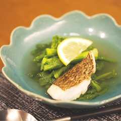 菜の花と鯛の春待ちスープ-レシピのメイン写真