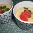 シンプルな茶碗蒸しに~明太子をのせて~