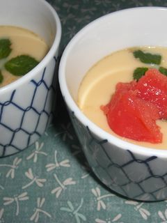 シンプルな茶碗蒸しに~明太子をのせて~-レシピのメイン写真