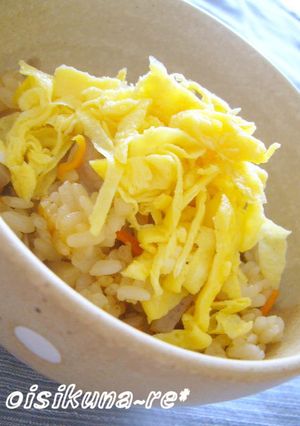 愛媛の郷土料理☆醤油めし（かしわ飯）-レシピのメイン写真
