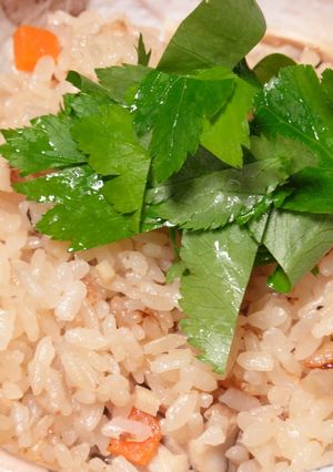 鯛のあら煮の煮汁で炊き込みご飯-レシピのメイン写真