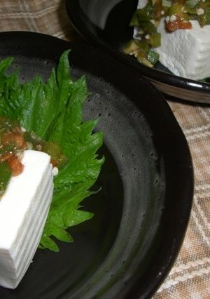 ~梅オクラでさっぱり♪冷奴~-レシピのメイン写真