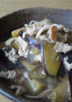 豚肉と茄子のあったか蕎麦-レシピのメイン写真