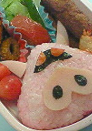 ヤッターマン おだてブタ *キャラ弁*-レシピのメイン写真