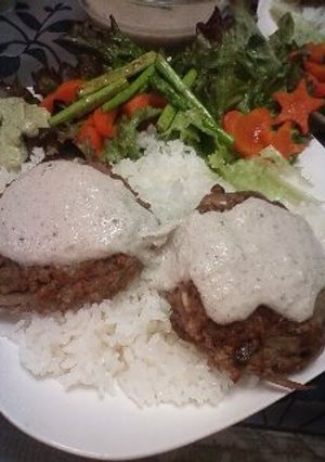 ごぼうハンバーグに☆簡単ごぼうソース！-レシピのメイン写真