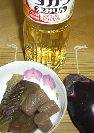 水なす　と　こんにゃくの　煮物-レシピのメイン写真