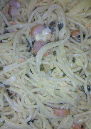 シチューのﾙｰでパスタ！-レシピのメイン写真