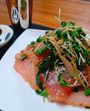 ＊ビンチョウマグロの中華風刺身サラダ＊