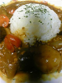 隠し味が決め手?ナスとひき肉の野菜カレー-レシピのメイン写真