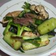 胡瓜・万能ねぎ・茗荷・鶏肉の和風サラダ