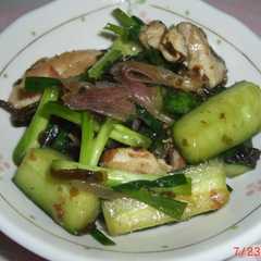 胡瓜・万能ねぎ・茗荷・鶏肉の和風サラダ-レシピのメイン写真