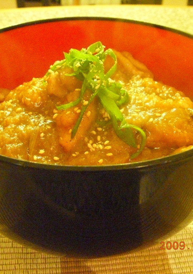 簡単！鶏肉のみぞれ煮丼-レシピのメイン写真