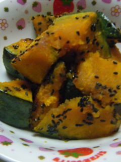 フライパンひとつで!かぼちゃの大学芋♪-レシピのメイン写真