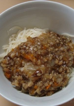 離乳食後期　☀　野菜重ね煮あんかけ素麺-レシピのメイン写真