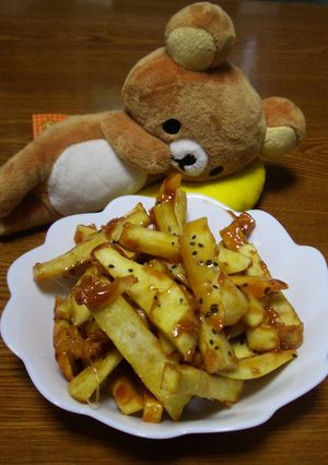 サツマイモのあめがけ-レシピのメイン写真