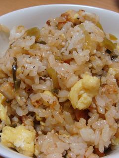 うなぎと高菜と卵のまぜごはん-レシピのメイン写真