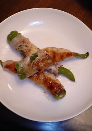 甘長とうがらしの豚肉巻き-レシピのメイン写真