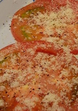 超簡単♪トマトのスライス　シーザー風-レシピのメイン写真