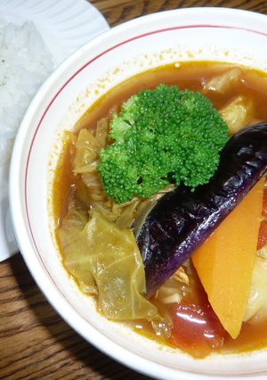 キャベツのスープカレー-レシピのメイン写真