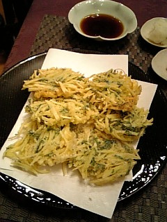 うちの夏の定番!じゃが芋と大葉のかき揚げ-レシピのメイン写真