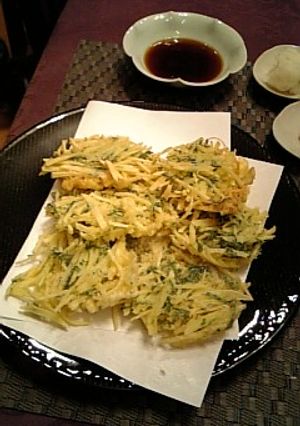 うちの夏の定番!じゃが芋と大葉のかき揚げ-レシピのメイン写真