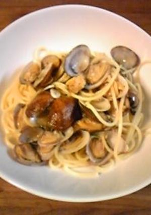 レンジでチン!ボンゴレスパゲティ♪-レシピのメイン写真