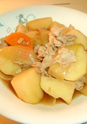 おいしい肉じゃがの作り方～はちみつ編～-レシピのメイン写真