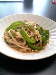 えのきとピーマンの中華炒め-レシピのメイン写真