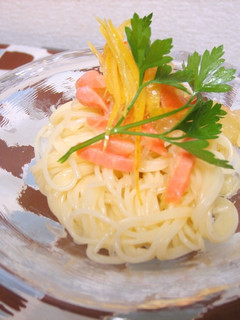 無農薬レモンの冷製パスタ-レシピのメイン写真